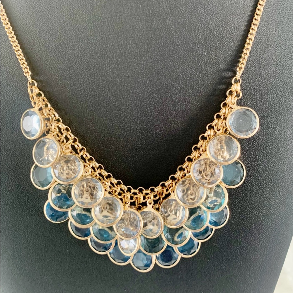 Macy’s Sunburst 18 Inch Women’s Crystal Necklace